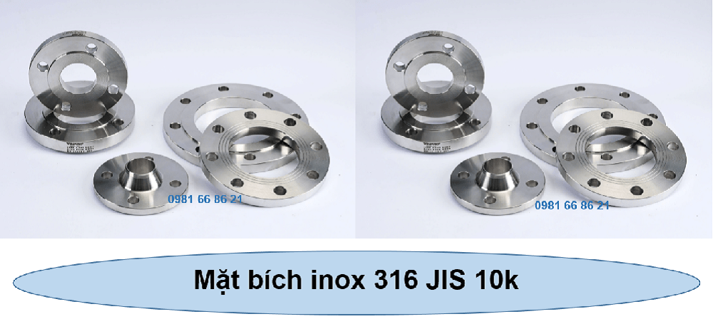 Mặt bích inox 316 JIS10k 1