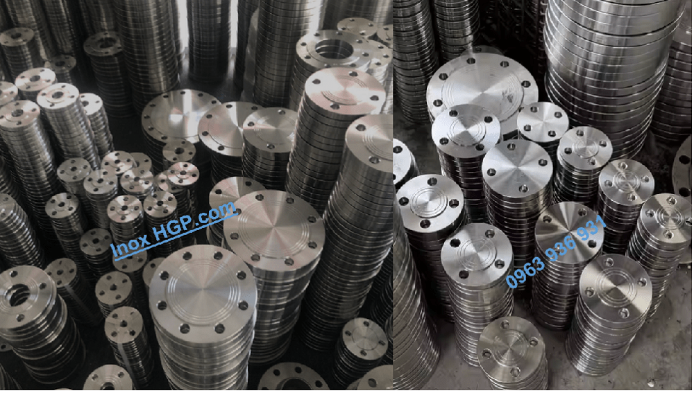 Mặt bích mù inox 200 
