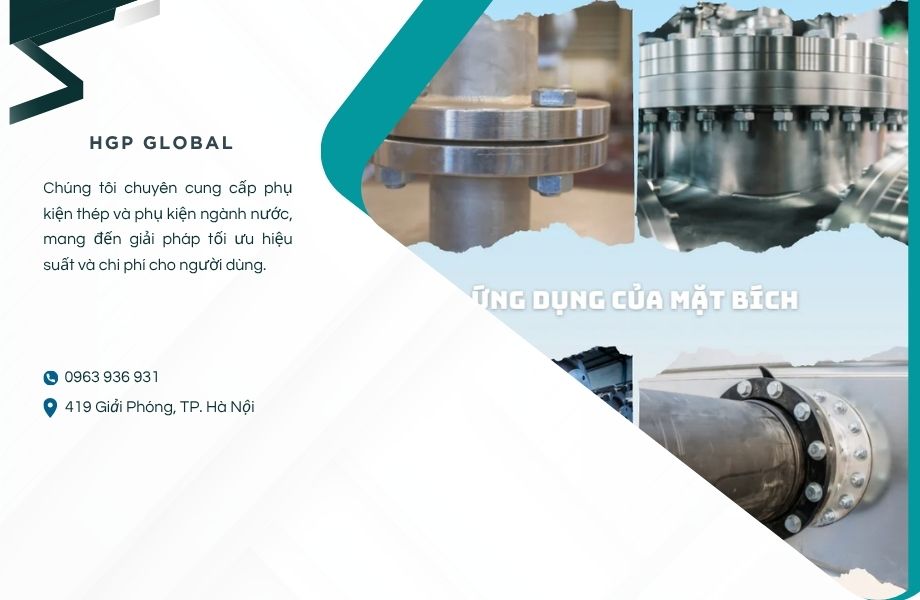 Ứng dụng bích thép DN100 trong thực tiễn
