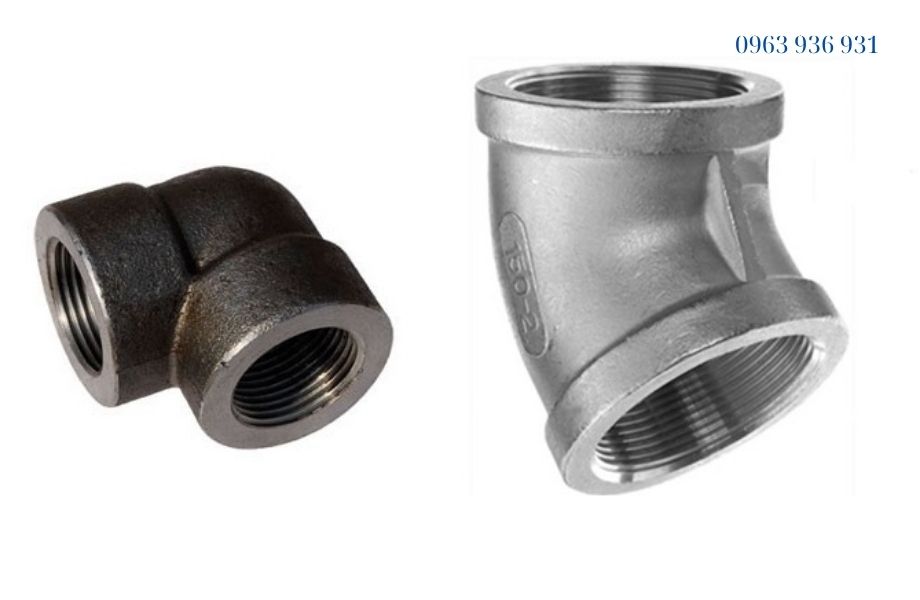 2 kiểu cút thép ren được sử dụng nhiều nhất