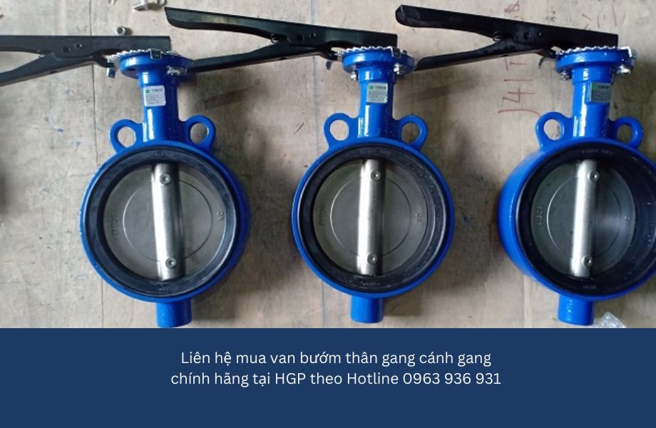 Mua van bướm thân gang cánh gang giá tốt nhất tại HGP