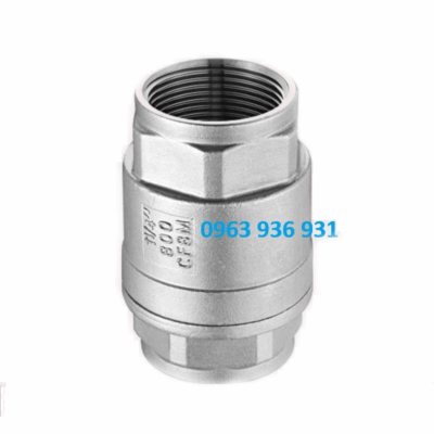 Van 1 chiều lò xo inox