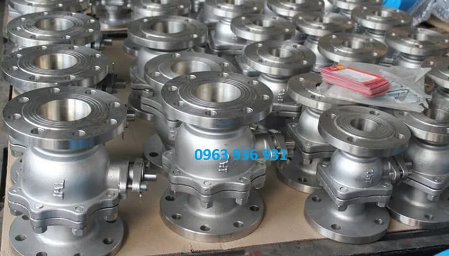 Van bi inox mặt bích DN100 2