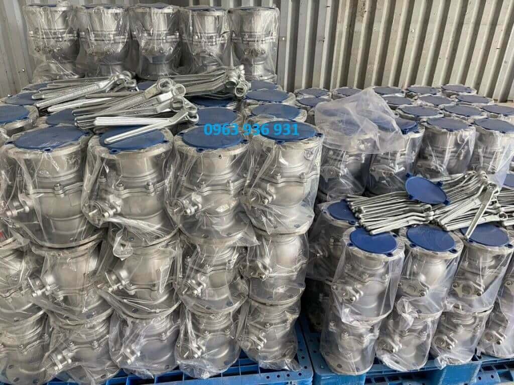 Van bi inox mặt bích DN150 2
