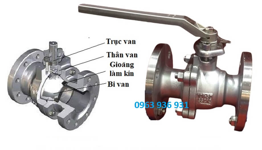 Van bi inox mặt bích DN150 5