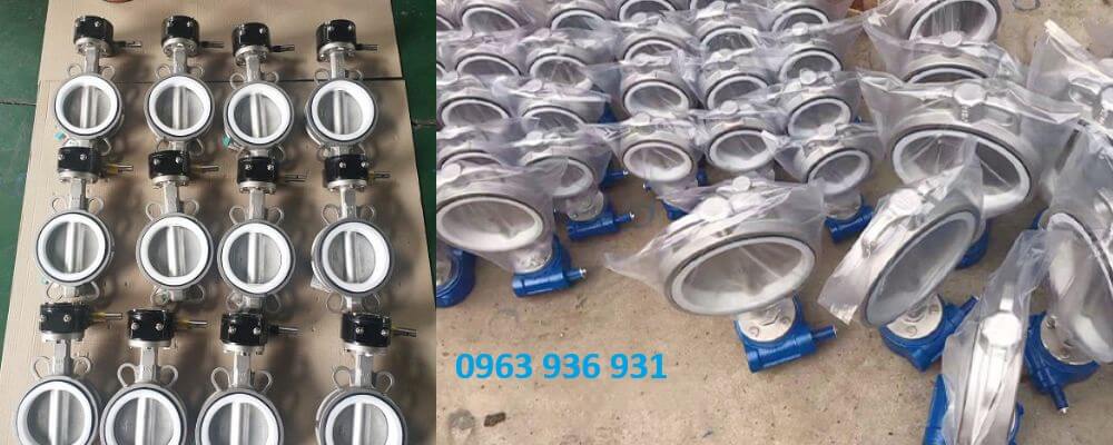 Van bướm inox dn150 4