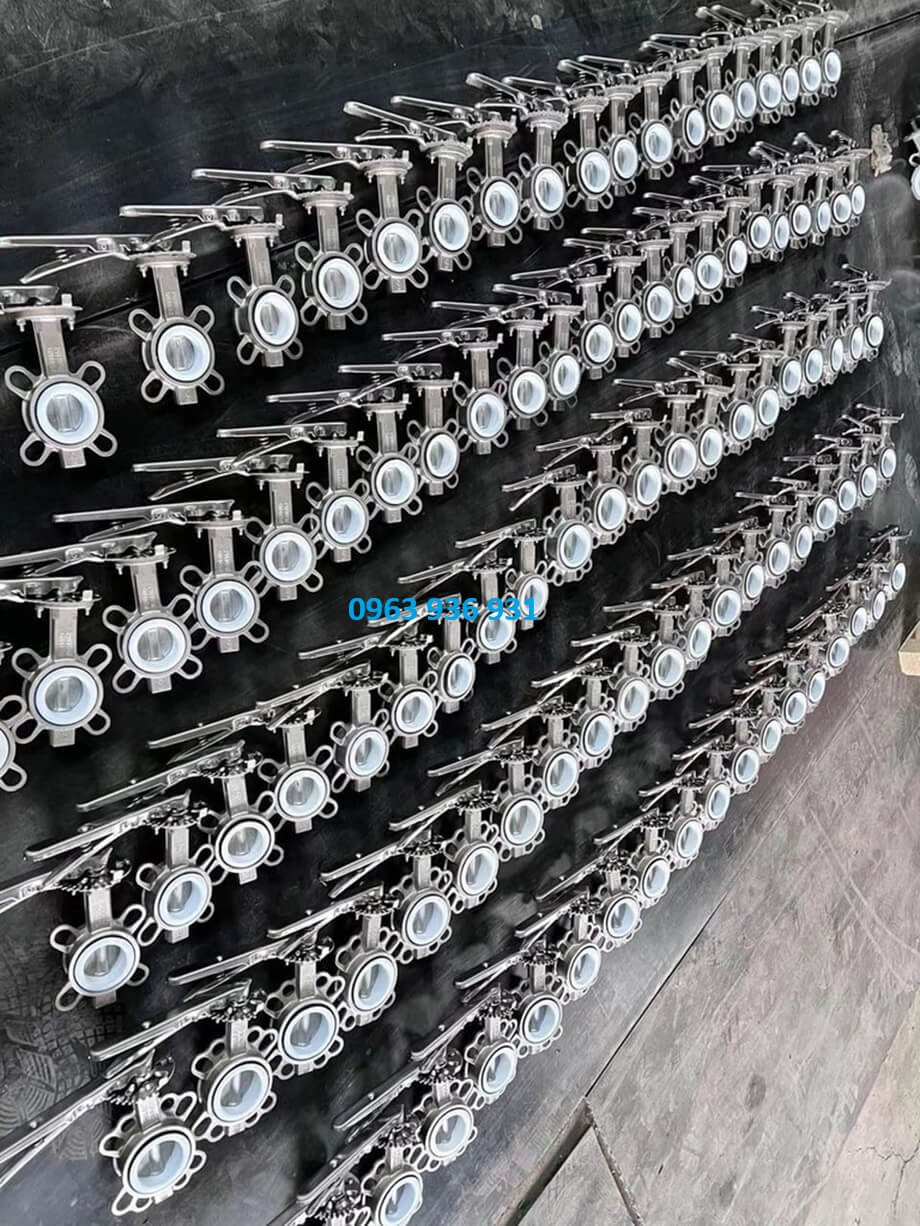 Van bướm inox DN200 1