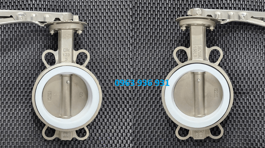 Van bướm inox tay gạt 2