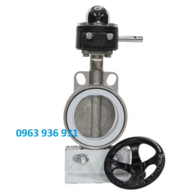 Van bướm inox tay quay DN200