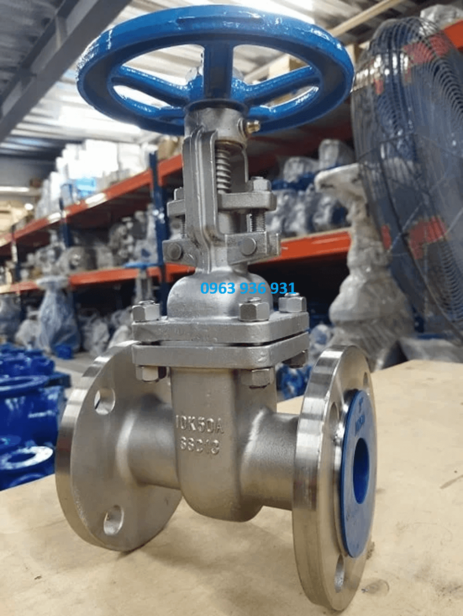 Van cổng inox dn100 3