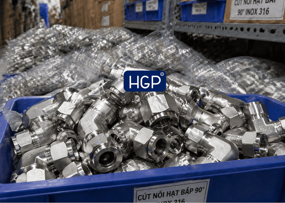 Cút nối hạt bắp inox 2