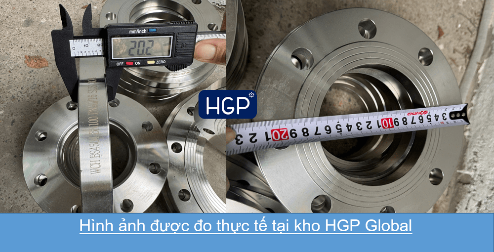 Mặt bích inox 304 DN100 2