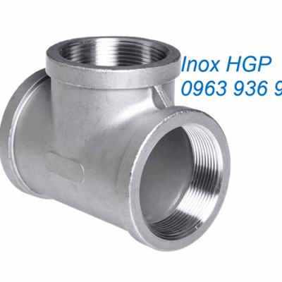 Tê ren inox 201