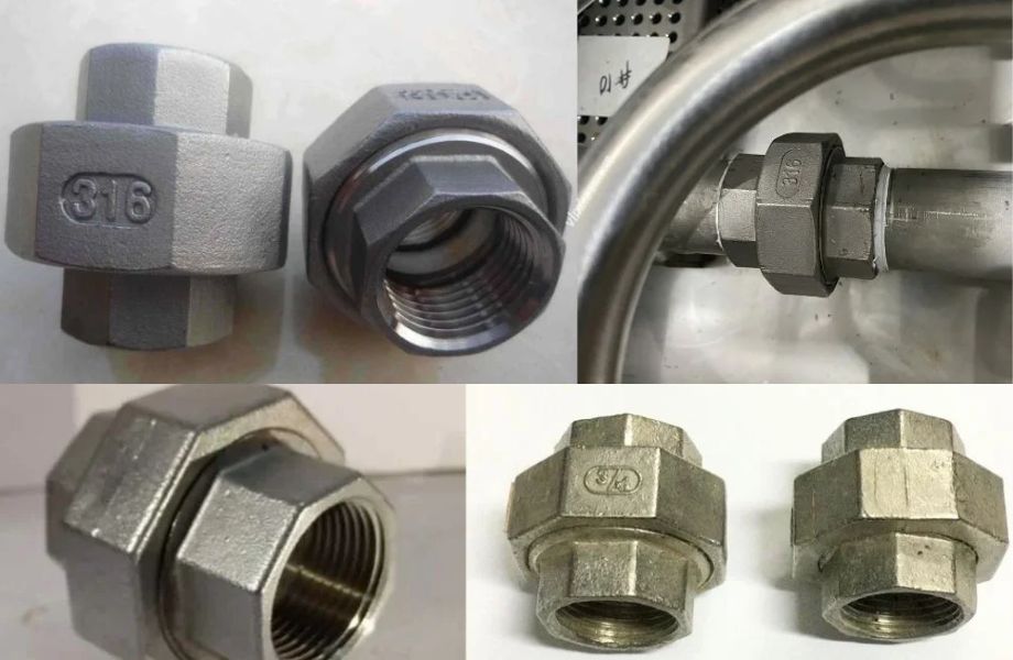 Ứng dụng rắc co inox 316