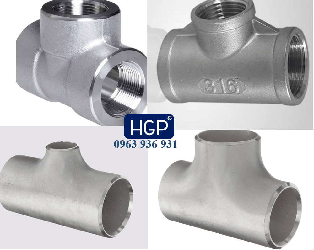 Tê inox 316 2