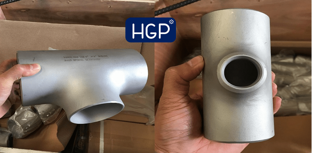 Tê inox 316 DN100 3