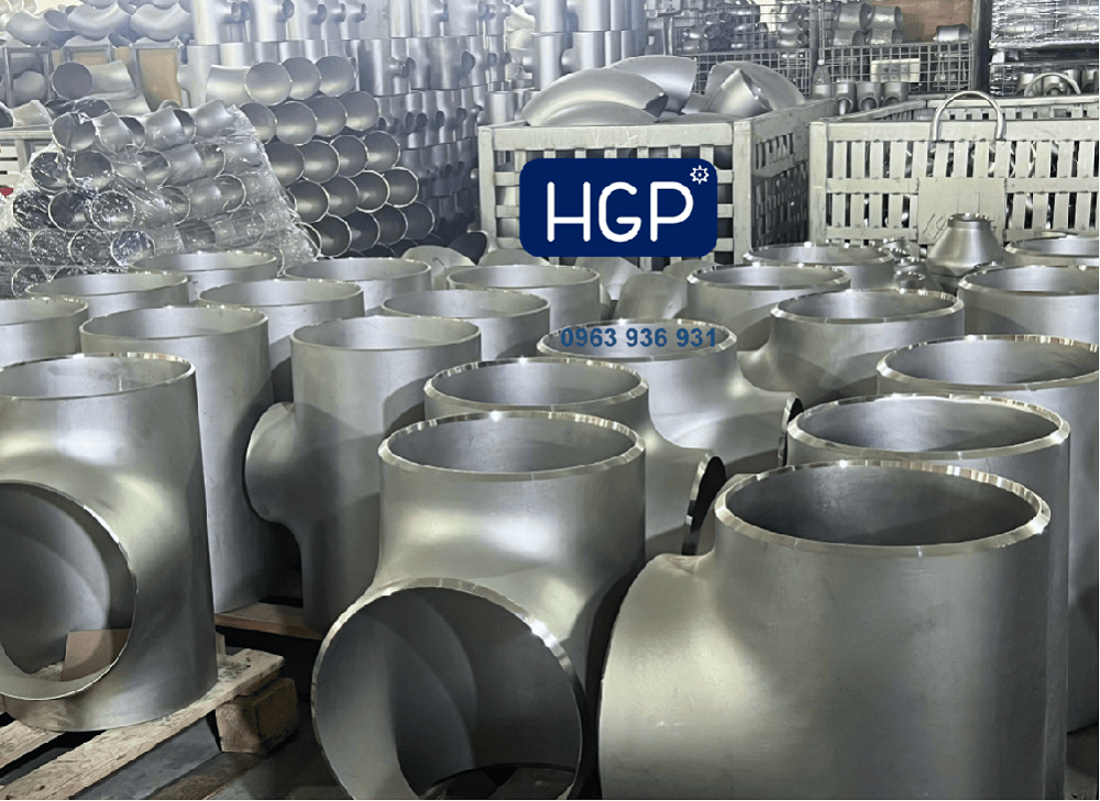 Tê inox 316 DN100 7