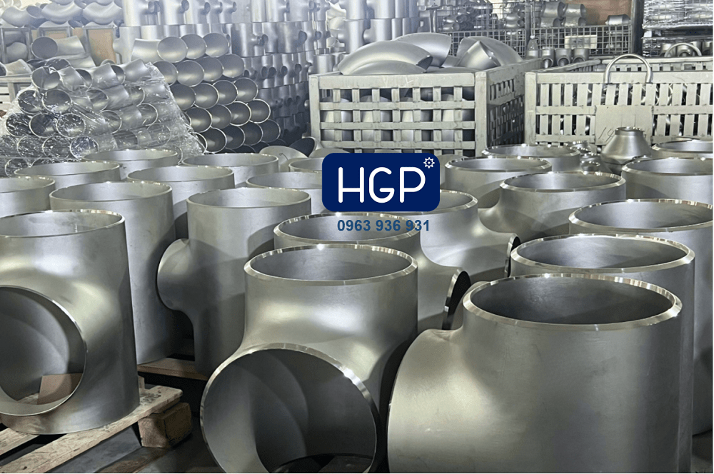 Tê inox 316 DN200 1