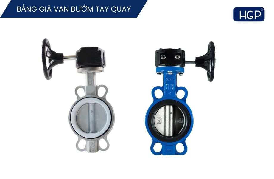 Chi tiết giá thành van bướm tay quay