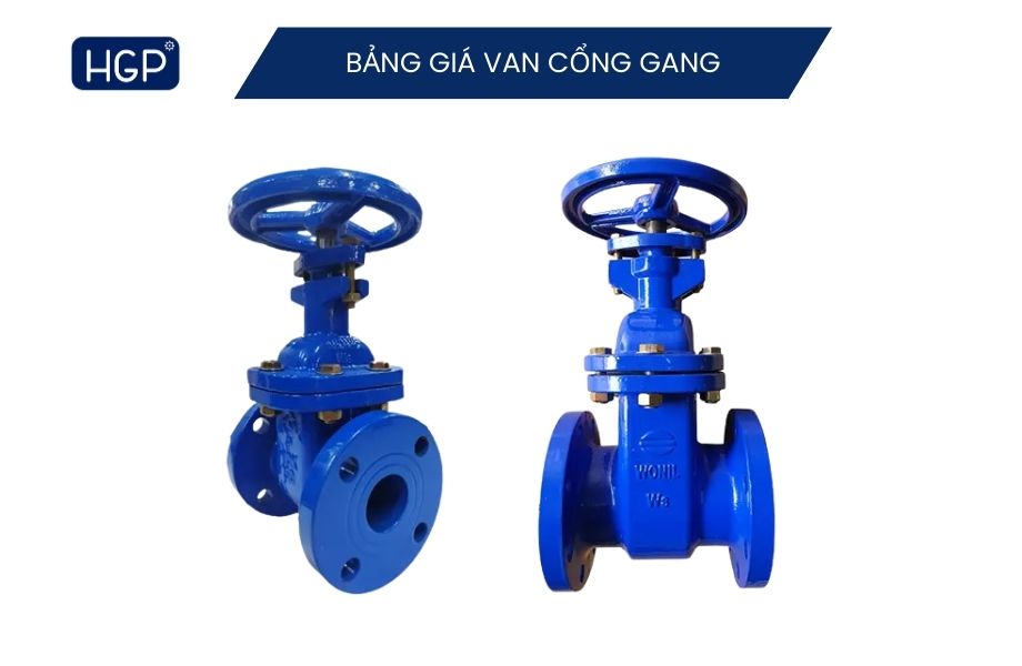 Giá van cổng gang