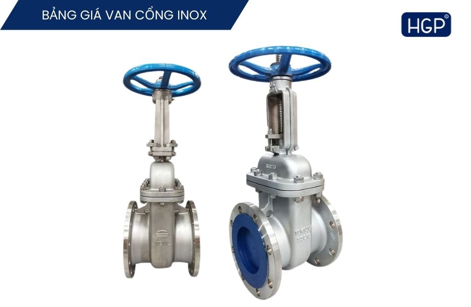 Bảng giá van cổng inox chính hãng