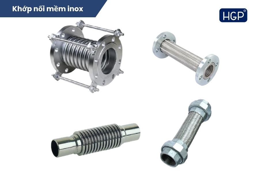 Khớp nối mềm chất liệu inox