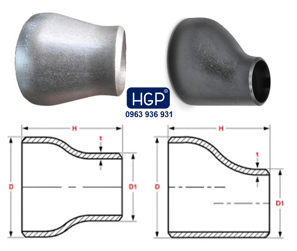 Côn thu hàn DN300200 7