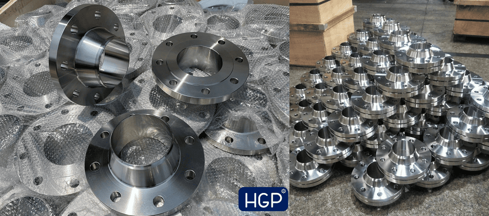 Mặt bích inox cổ cao 1