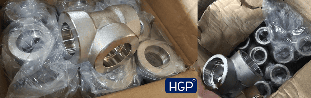 Tê inox CL6000 DN25 4