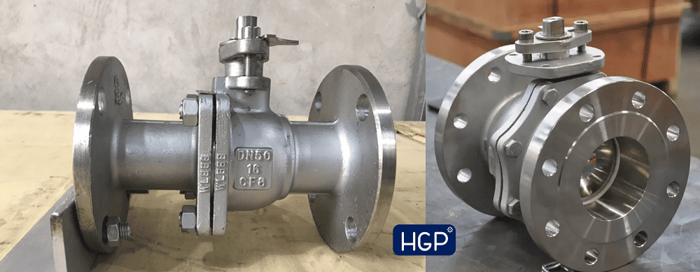 Van bi mặt bích inox 316 DN50 1