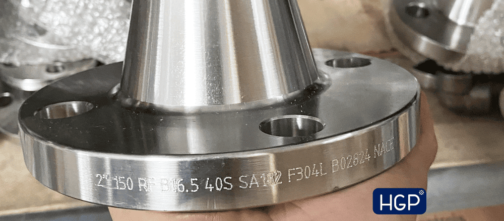 Mặt bích inox CL150 DN125 1