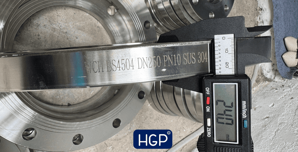 Mặt bích inox DN250 1