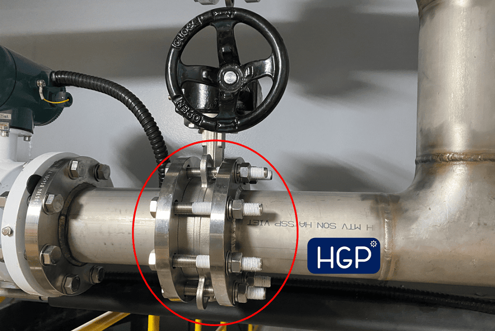 Van bướm inox 316 DN100 1