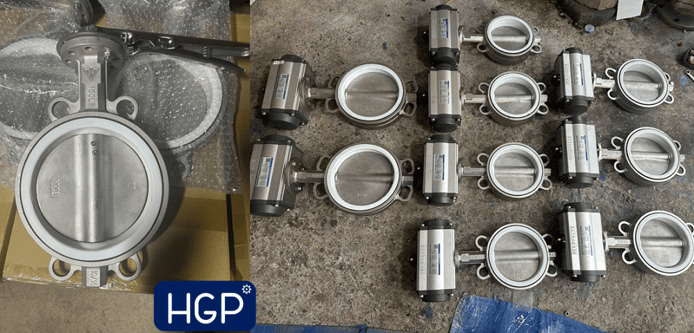 Van bướm inox 316 DN100 6